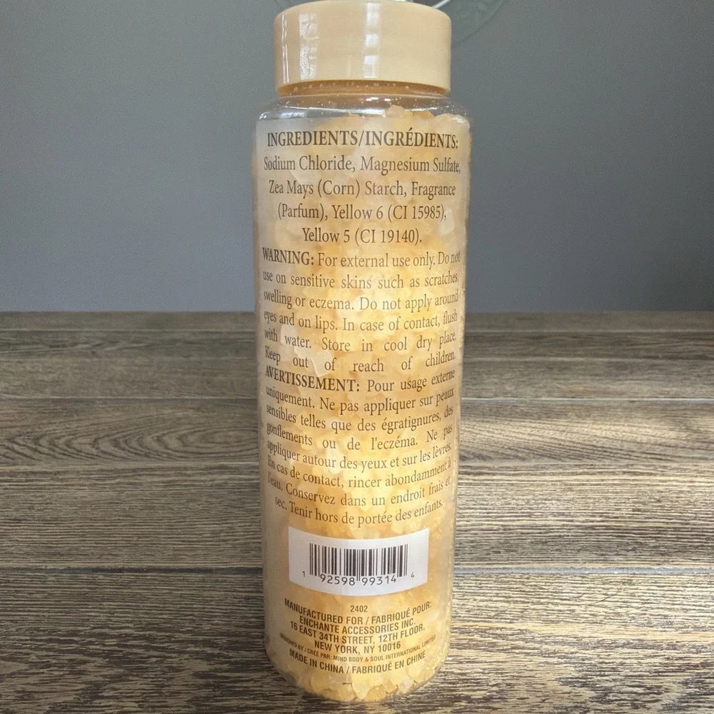 Crystal Waters‎ Honey Sunflower Scented Bath Salts 400g/14.1oz